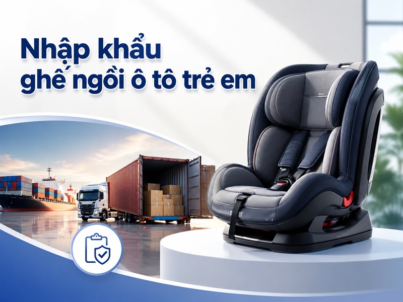 Thủ tục nhập khẩu ghế ngồi ô tô trẻ em Trung Quốc chính ngạch