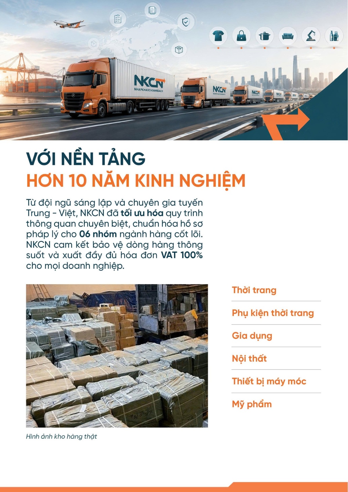 hồ sơ năng lực nkcn logistics