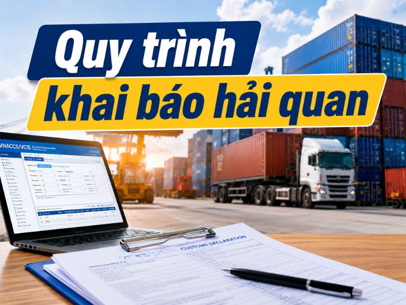 Quy trình khai báo hải quan chi tiết & những lưu ý quan trọng