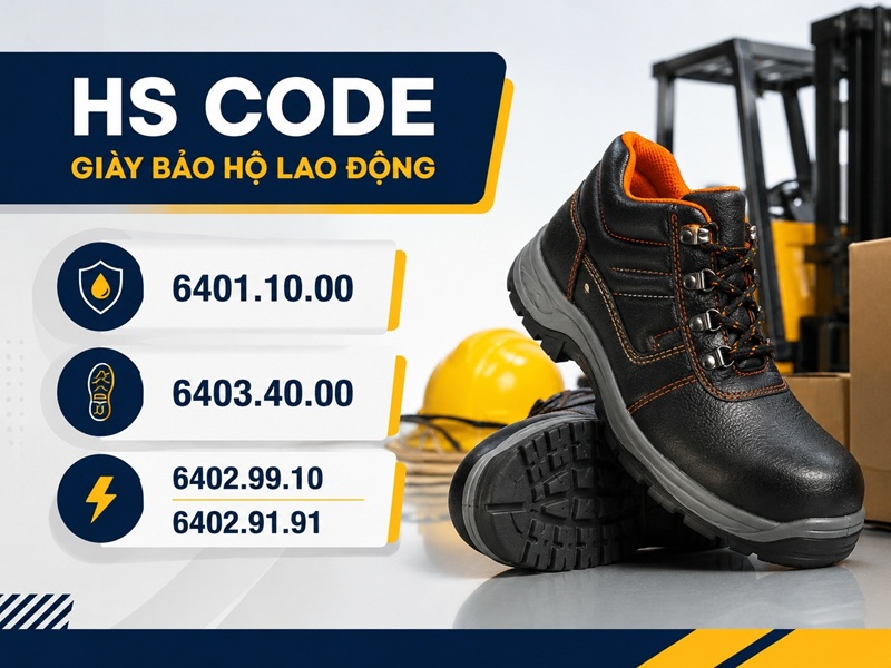 thủ tục nhập khẩu giày bảo hộ lao động