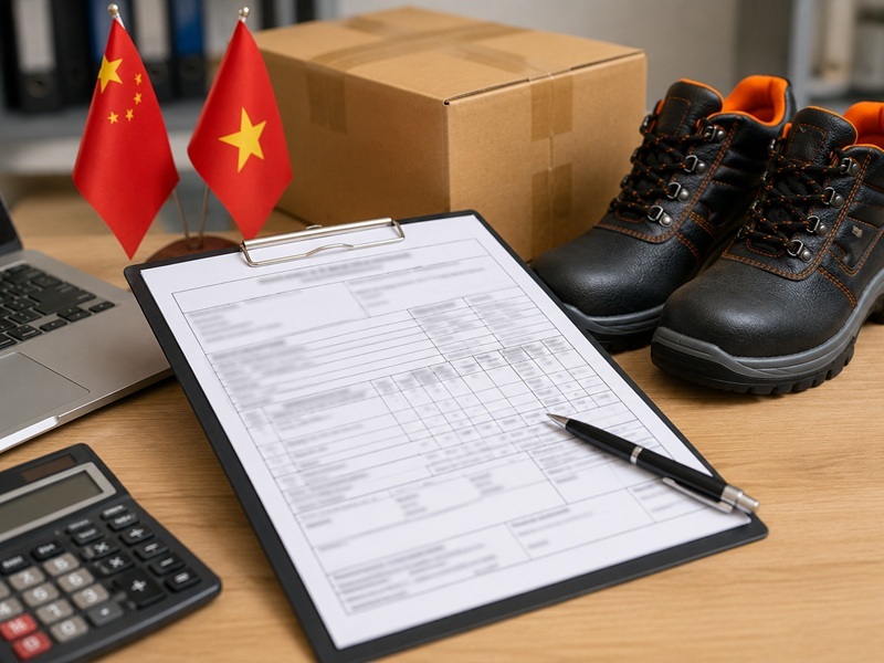 thủ tục nhập khẩu giày bảo hộ trung quốc