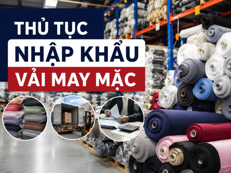 Quy trình, thủ tục nhập khẩu vải may mặc từ Trung Quốc về Việt Nam