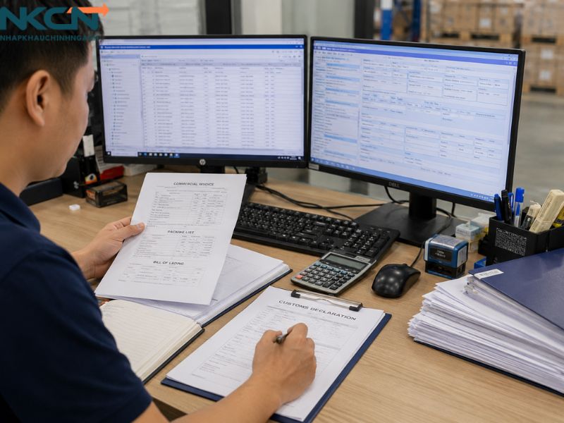 thủ tục nhập khẩu nguyên liệu sản xuất mỹ phẩm
