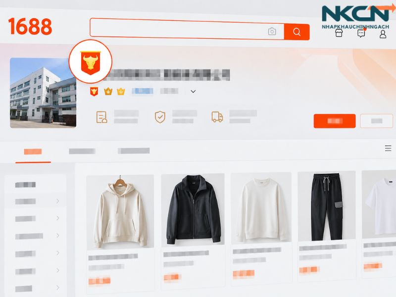 cách tìm shop đầu trâu trên 1688