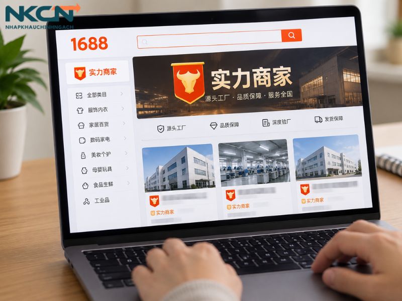 shop đầu trâu trên 1688