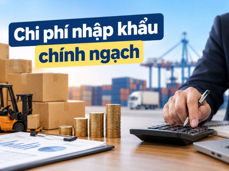 Chi phí nhập khẩu chính ngạch Trung Quốc chi tiết, mới nhất 2026