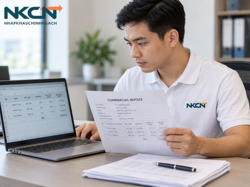hồ sơ hải quan hàng nhập khẩu