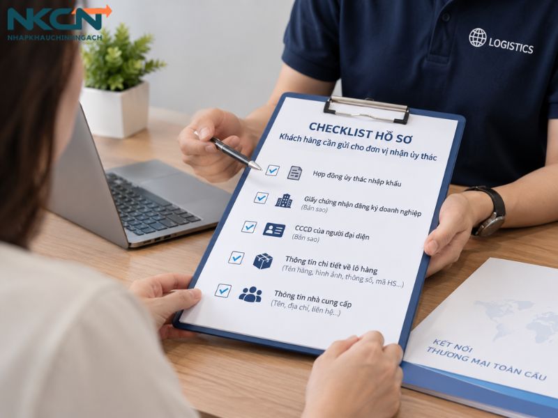 ủy thác nhập khẩu cần giấy tờ gì