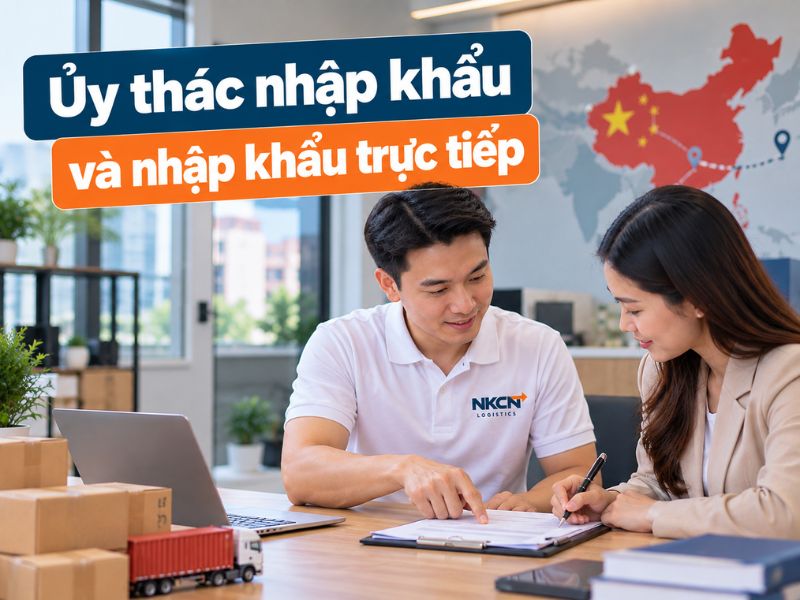So sánh ủy thác nhập khẩu và nhập khẩu trực tiếp