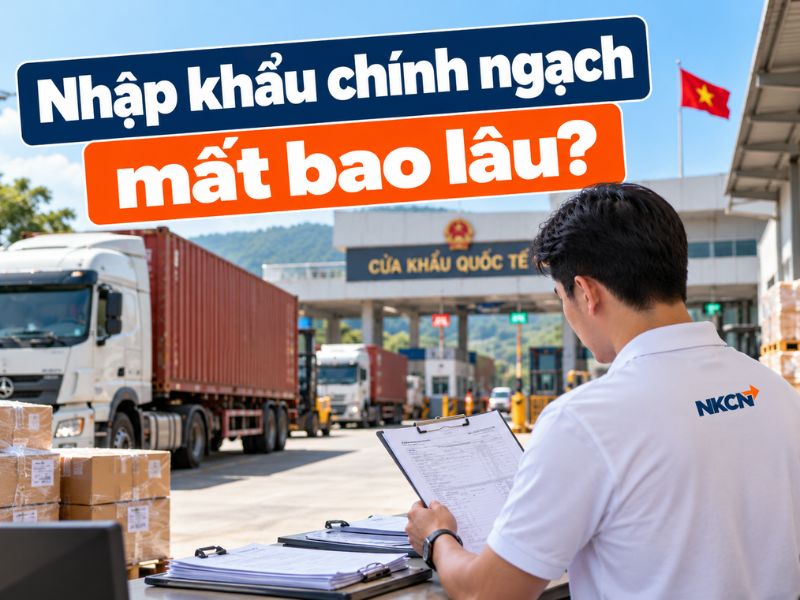 Nhập khẩu chính ngạch mất bao lâu? Thời gian chi tiết